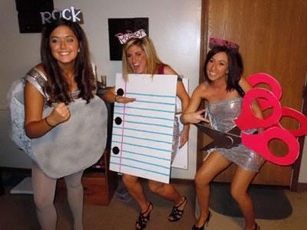 Fun World Rock, Paper, Scissors Adult Costume.