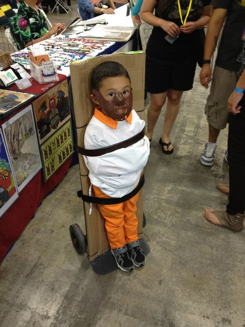 Halloween costume for the kids that can not sit still.