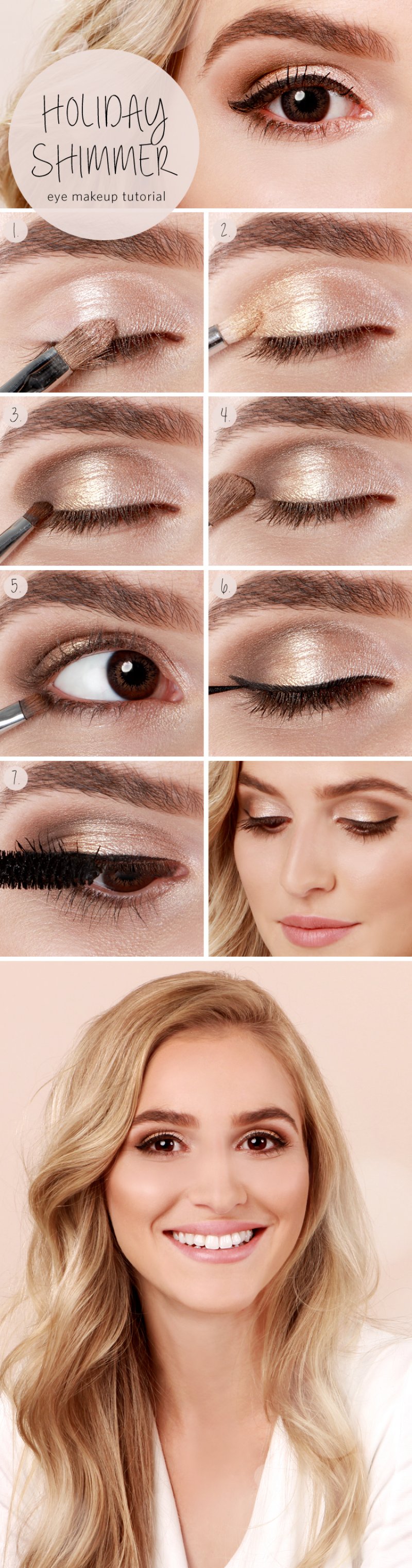 Holiday Shimmer Eye Tutorial.