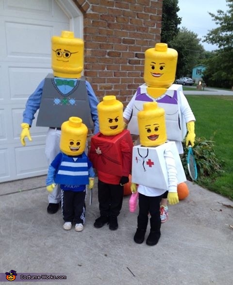 Lego Family Costume.