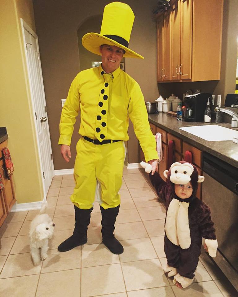 Man in the Yellow Hat costume.