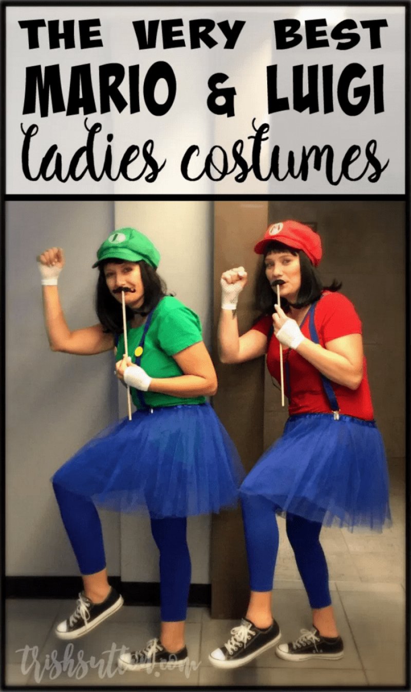  Mario and Luigi Ladies Costumes.