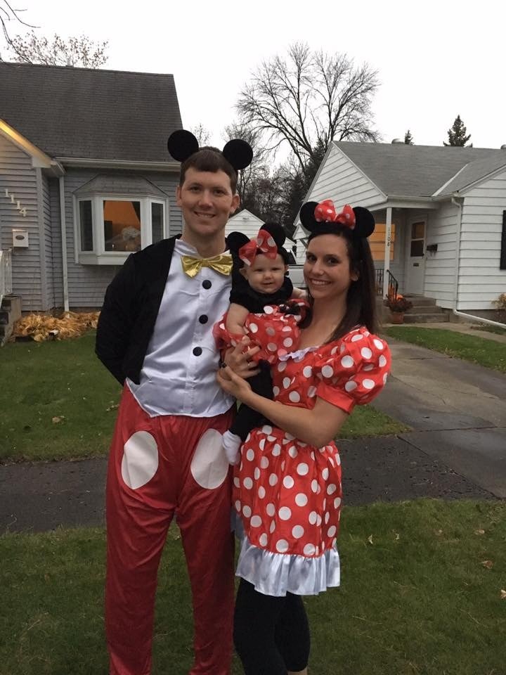 Mickey and Minnie Mouse