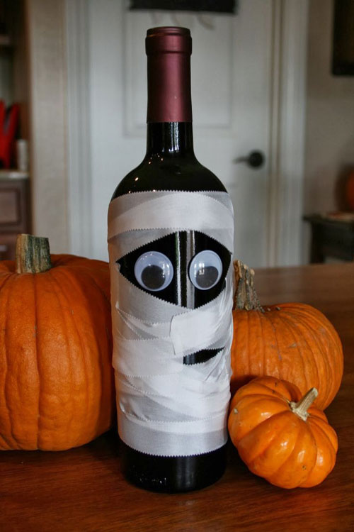 Mummy Wine Bottle.