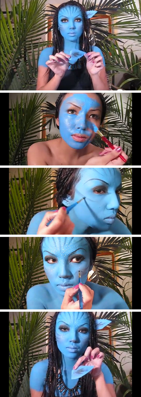 Neytiri Avatar Halloween Make-up