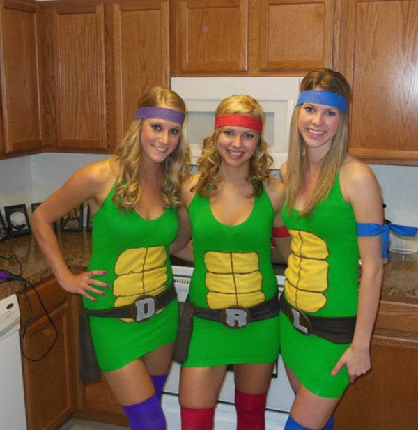 Ninja turtle costume for girls.