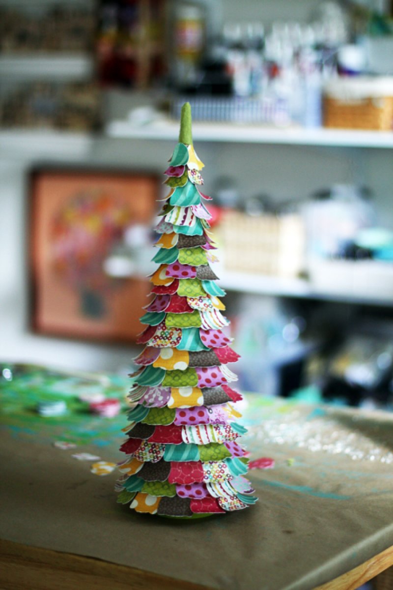 Paper Christmas Trees.