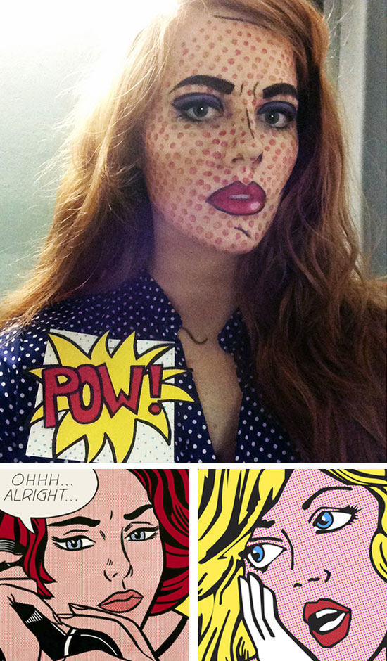 Pop Art Girl Halloween Costume