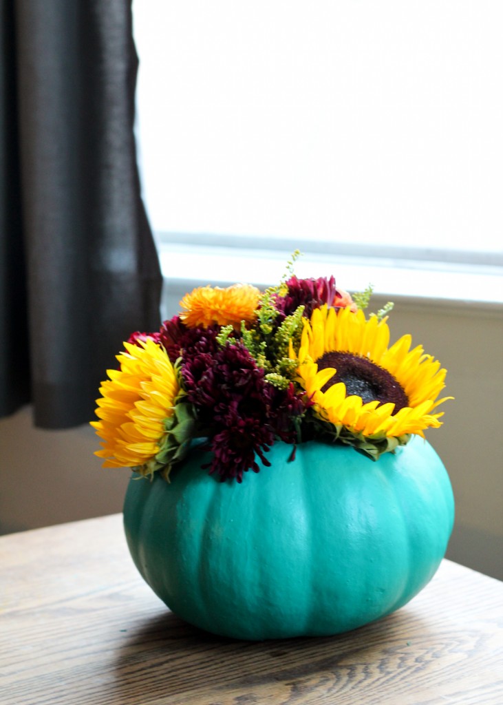 Pumpkin vase.