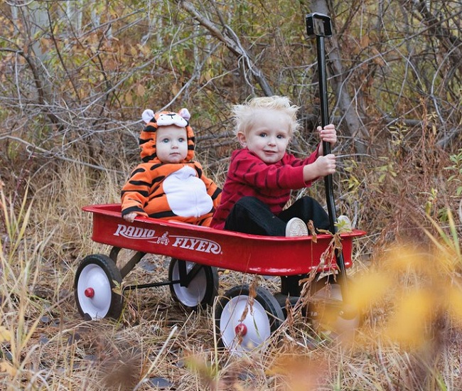 Real life Calvin and Hobbes