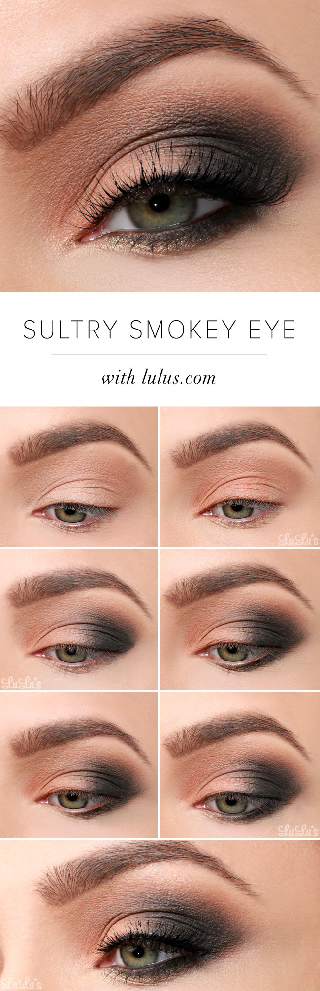 Sultry Smokey Eye Makeup Tutorial.