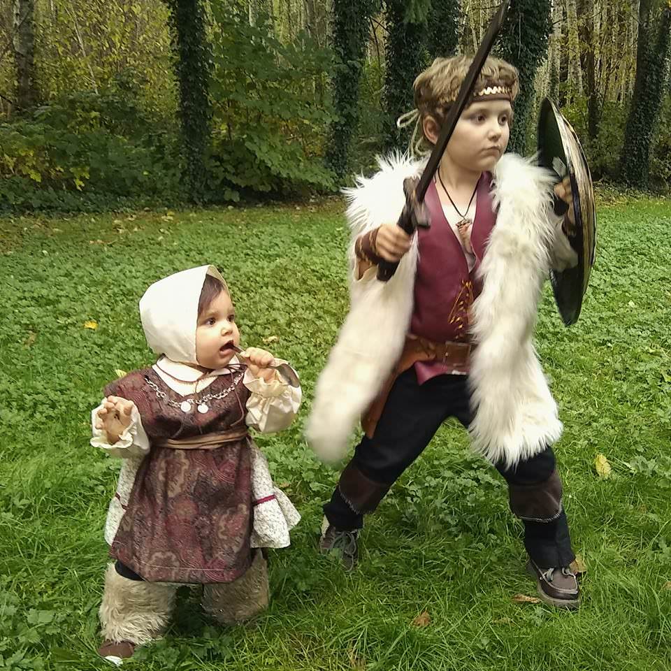 Viking costumes.