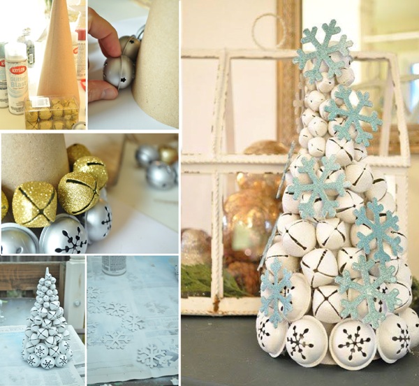 Wonderful DIY Cute Jingle Bell Christmas Tree.