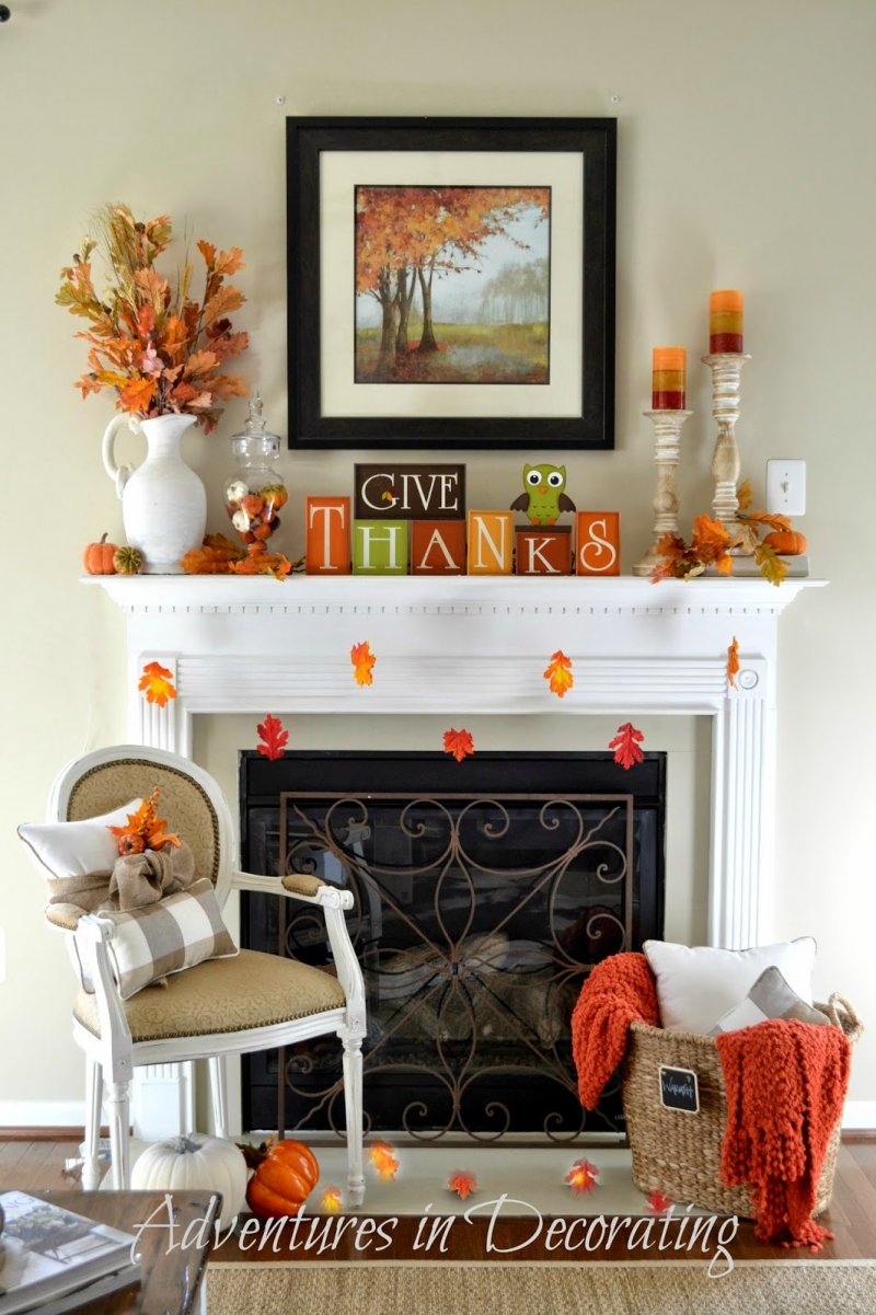 You can use black and white ornaments fireplace mantel surround from the wall.