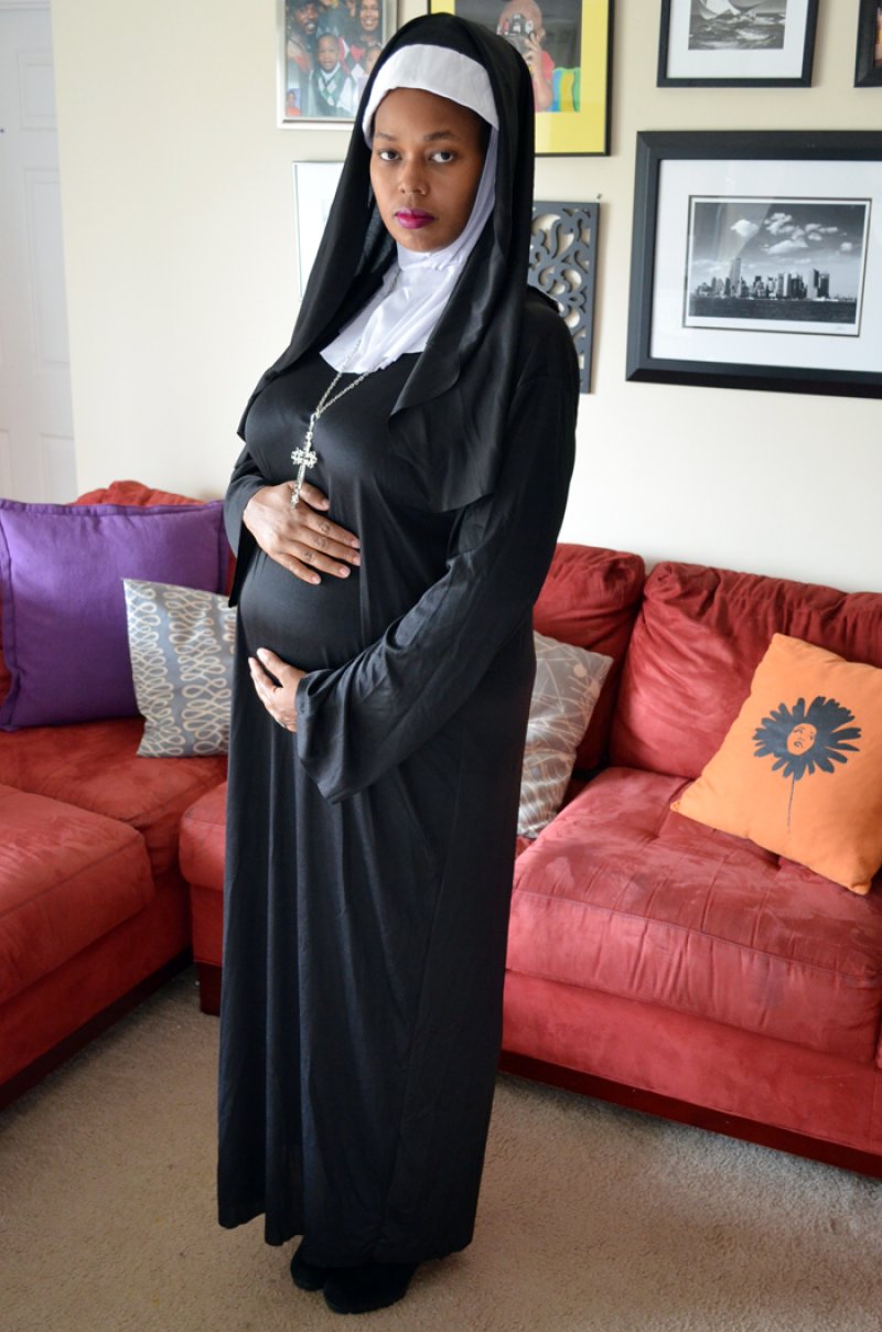 Always a classic the pregnant nun.