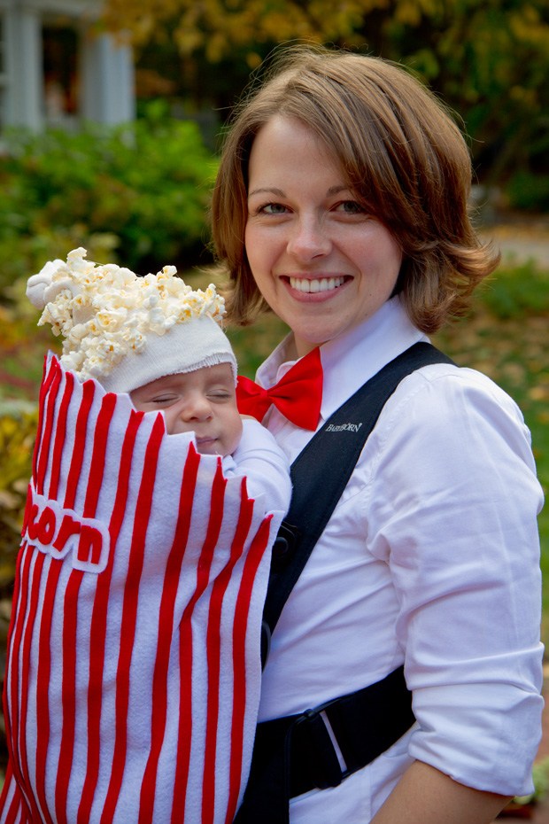Baby Carrier Popcorn DIY