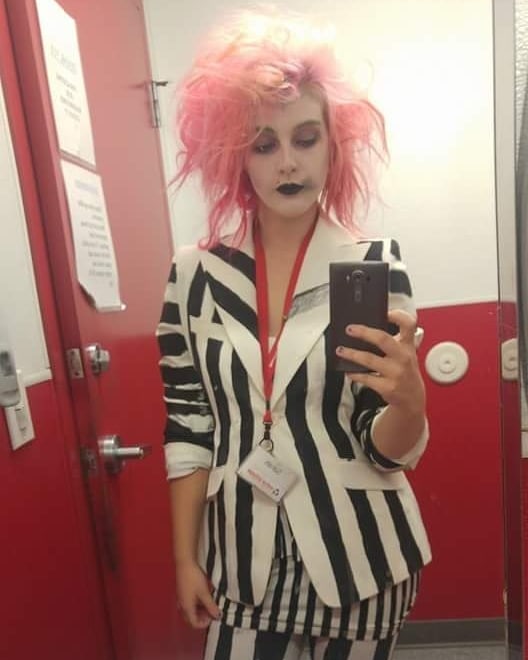 Beetlejuice + creepy clown.