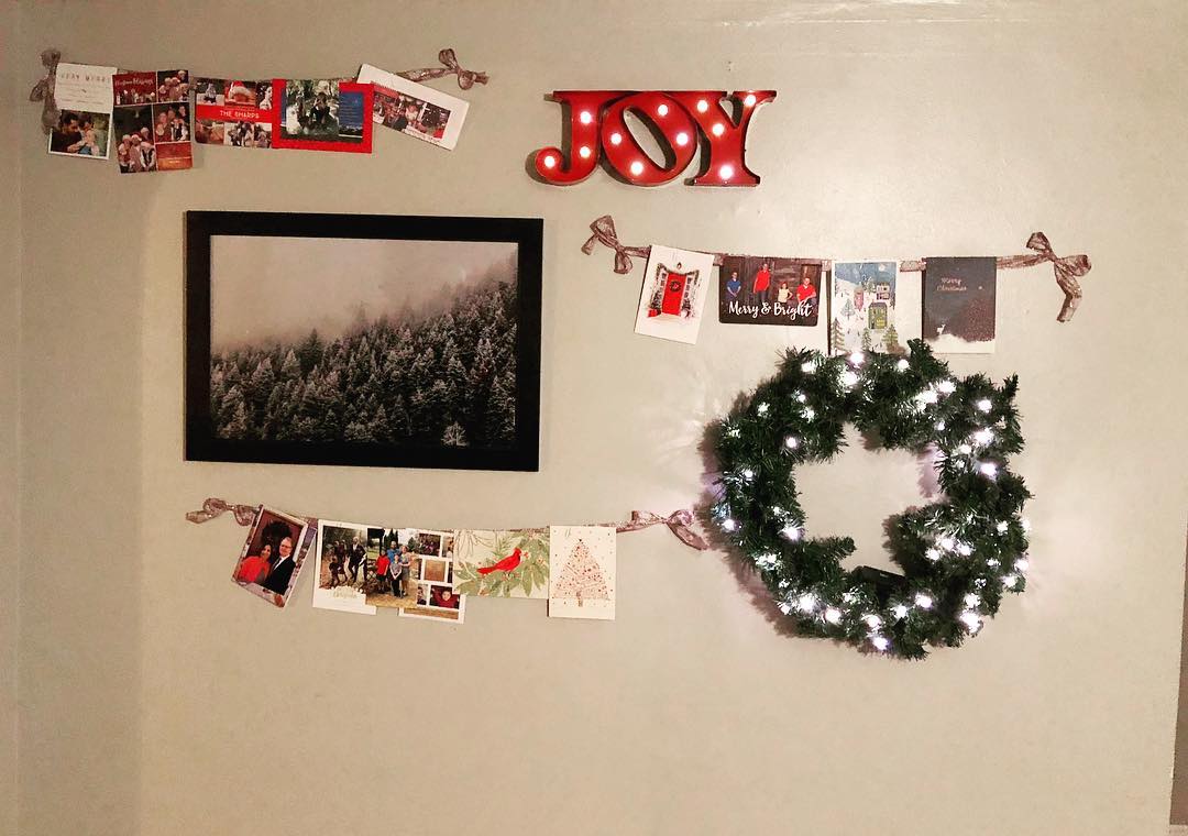 Christmas wall.