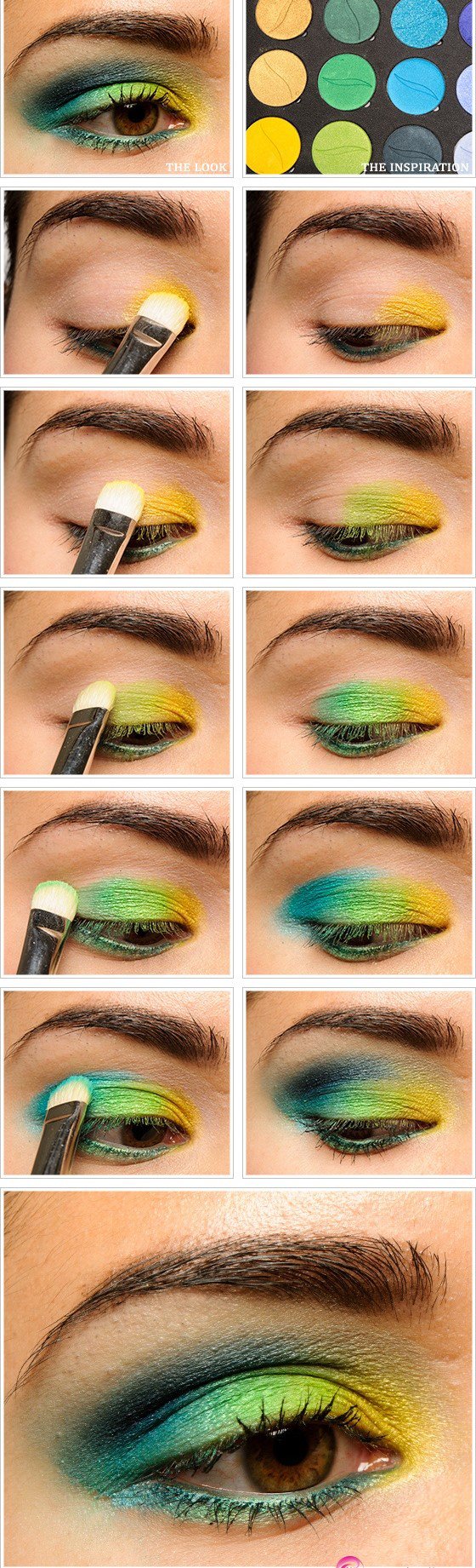 Colorful Eye Makeup Tutorial.