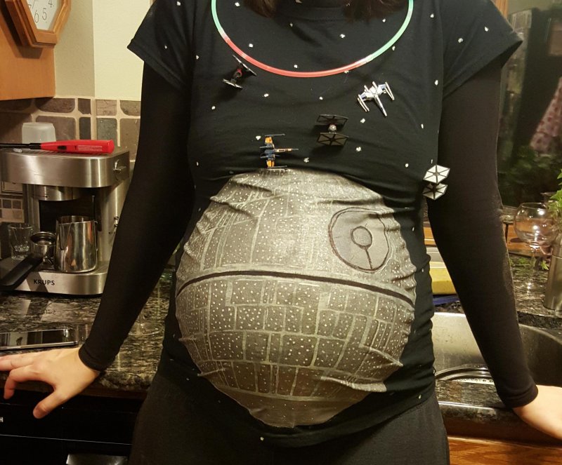 DIY Death Star Shirt