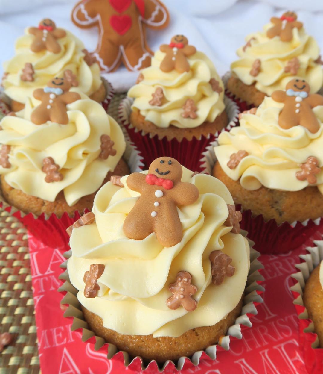 Gingerbread Cupcakes.