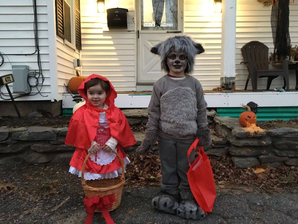 Homemade Big bad wolf costume