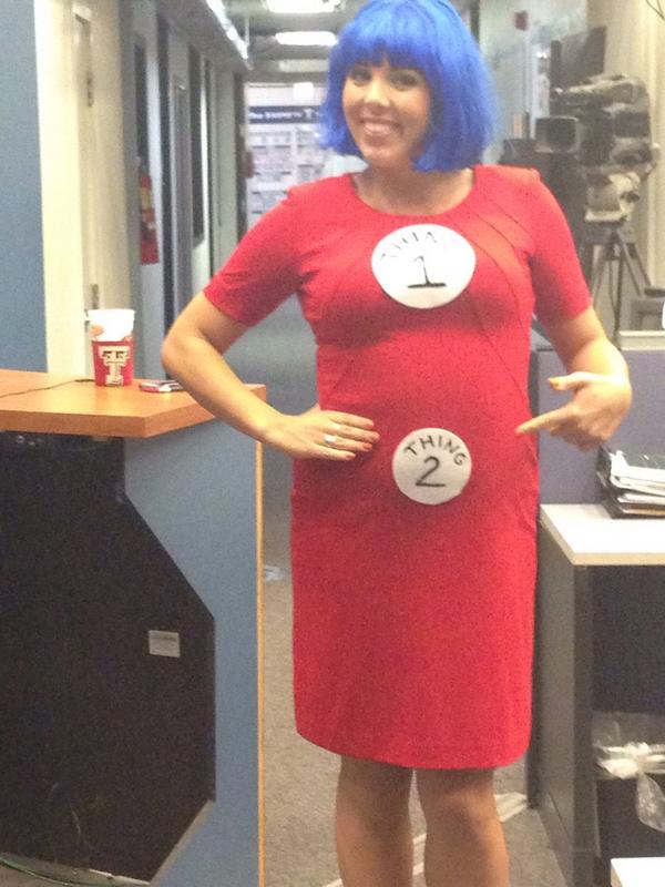 Maternity Halloween costume contest of the century