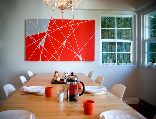 Modern Geometrical Triangles Wall Art to Try.