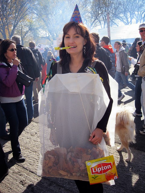 Teabag Costume.