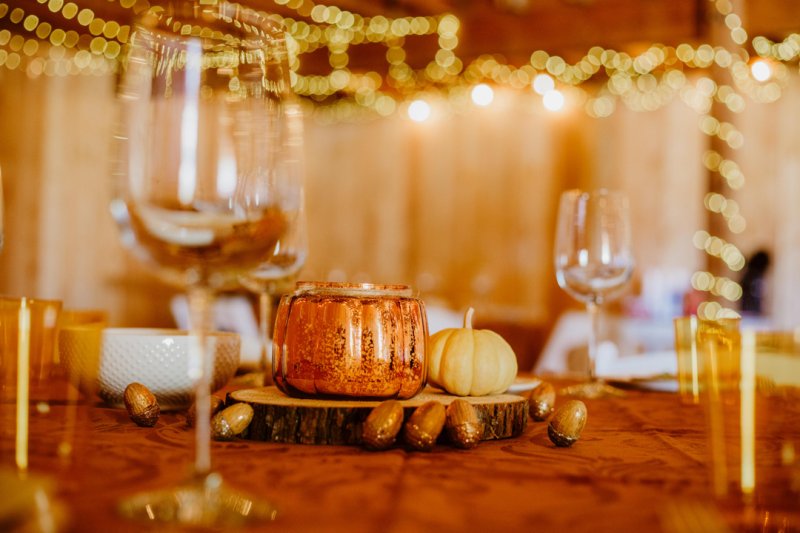 Thanksgiving Table settings.