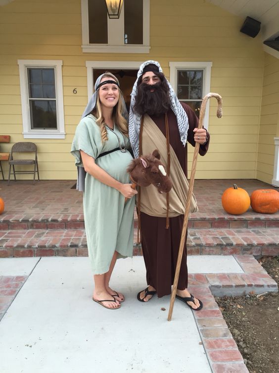 This couple ROCKED Mary and Joseph.