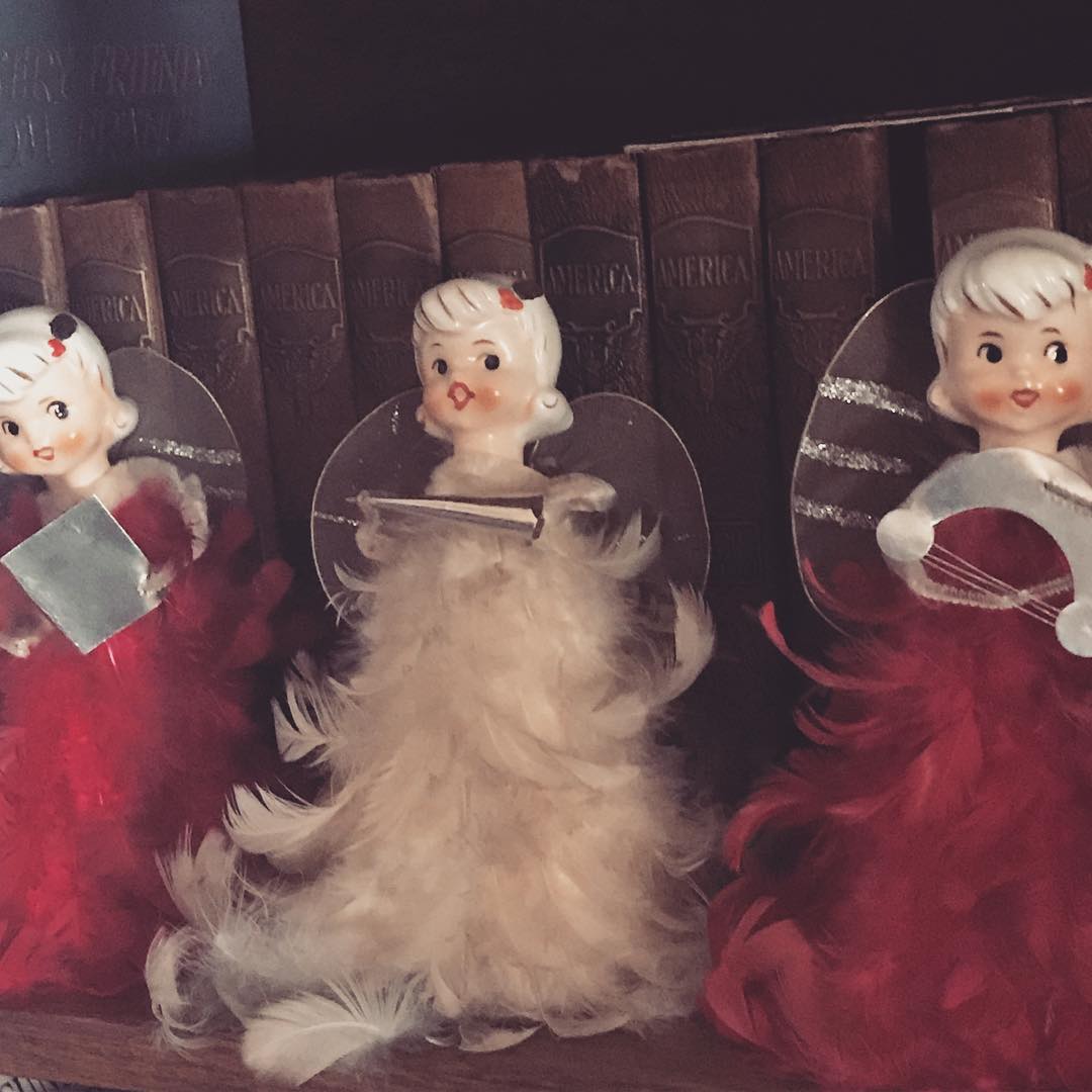 Vintage Christmas Angels.