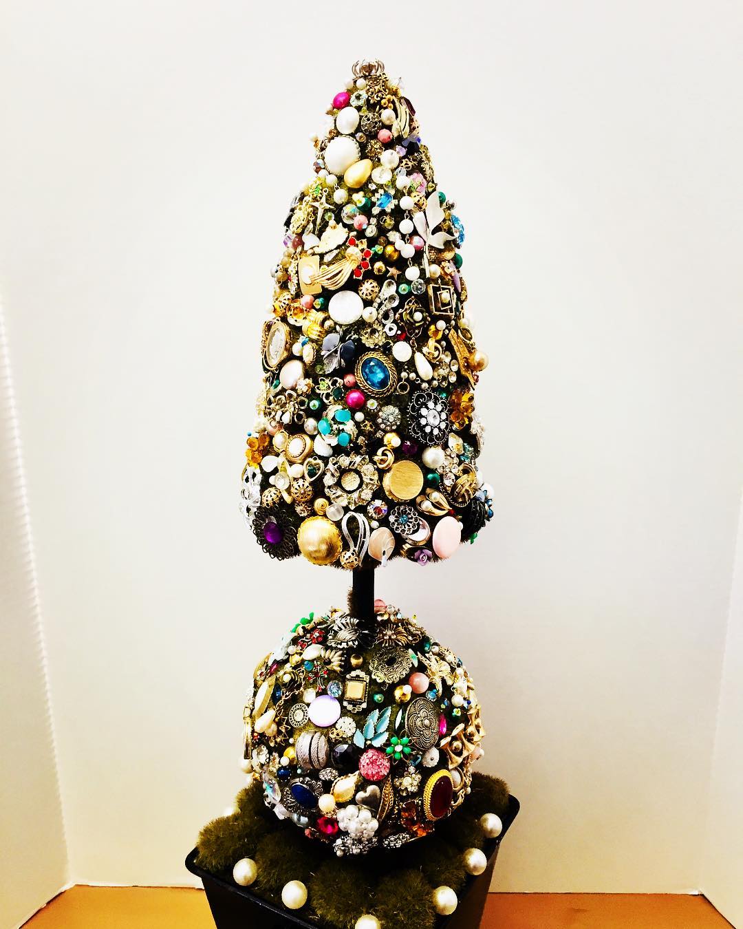 Vintage jewelry tree.