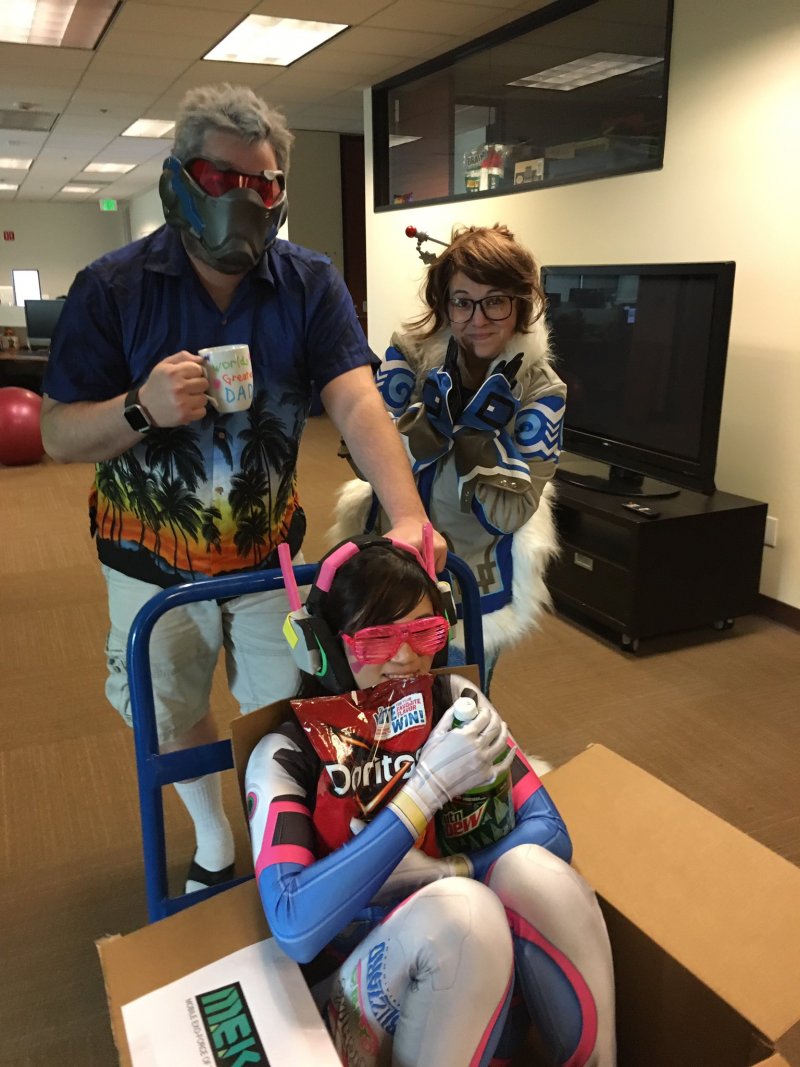When office gets has a Halloween contest.