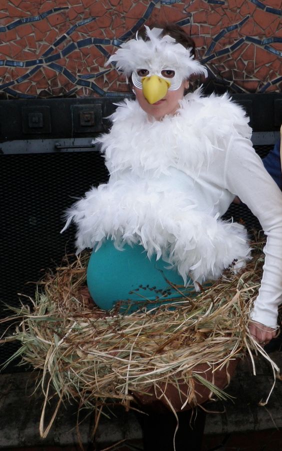 Why would you not dress up as a bird sitting on a blue egg.