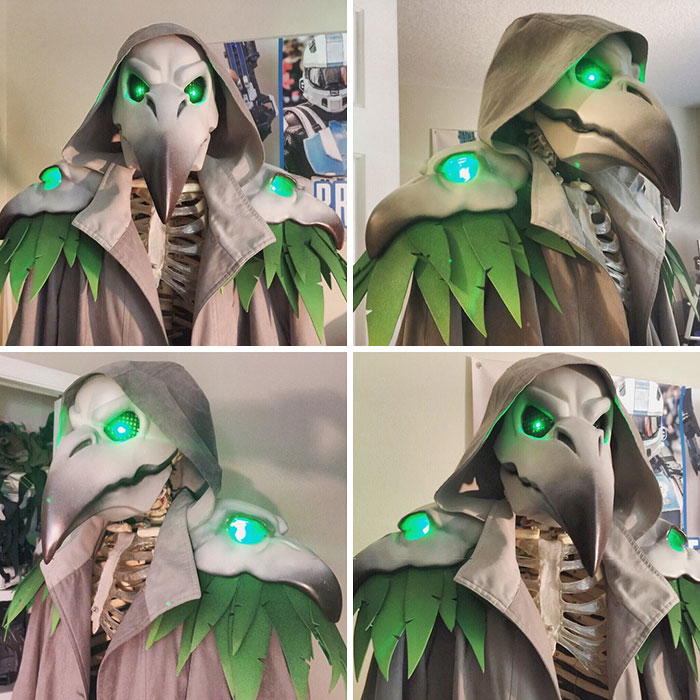 A Plague Doctor Reaper Costume.