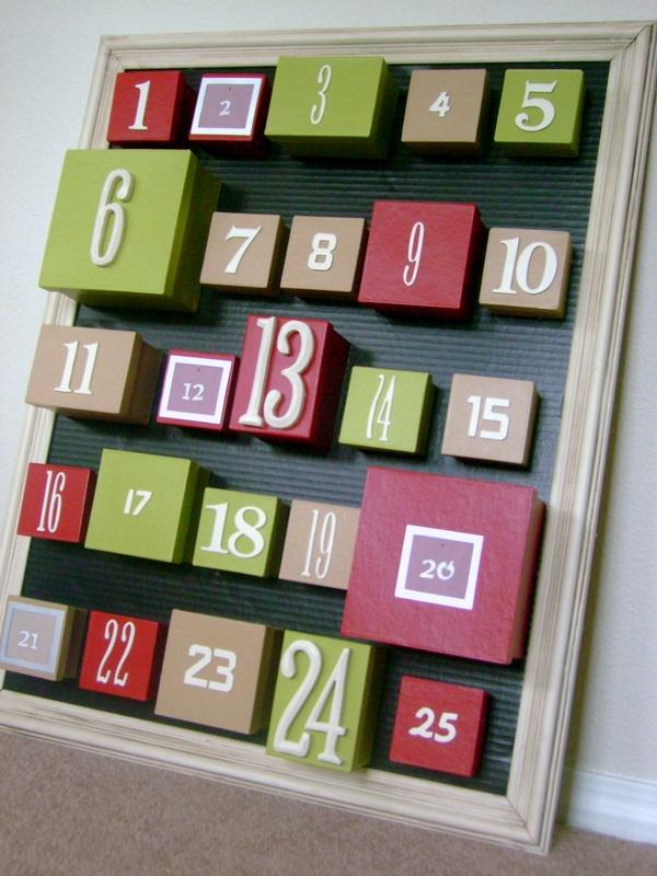 A fun and colorful advent calendar that will appeal to kids.