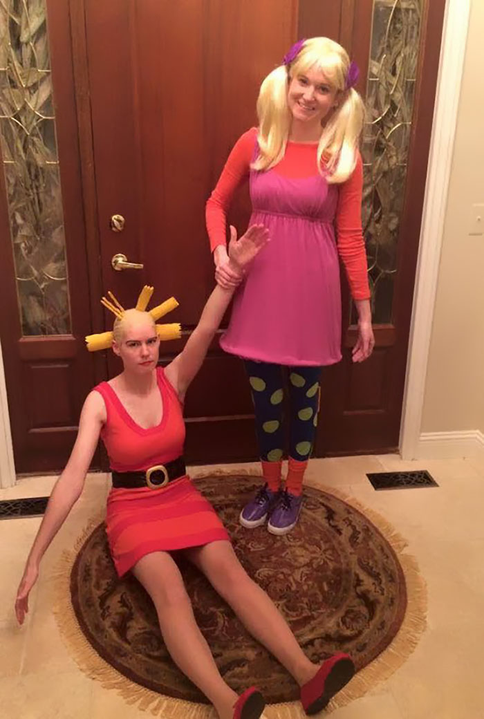 Angelica And Cynthia. DIY Halloween Costumes