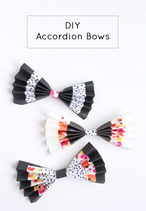 Cherish Festive Memories With Creative Paper Accordion Bows.