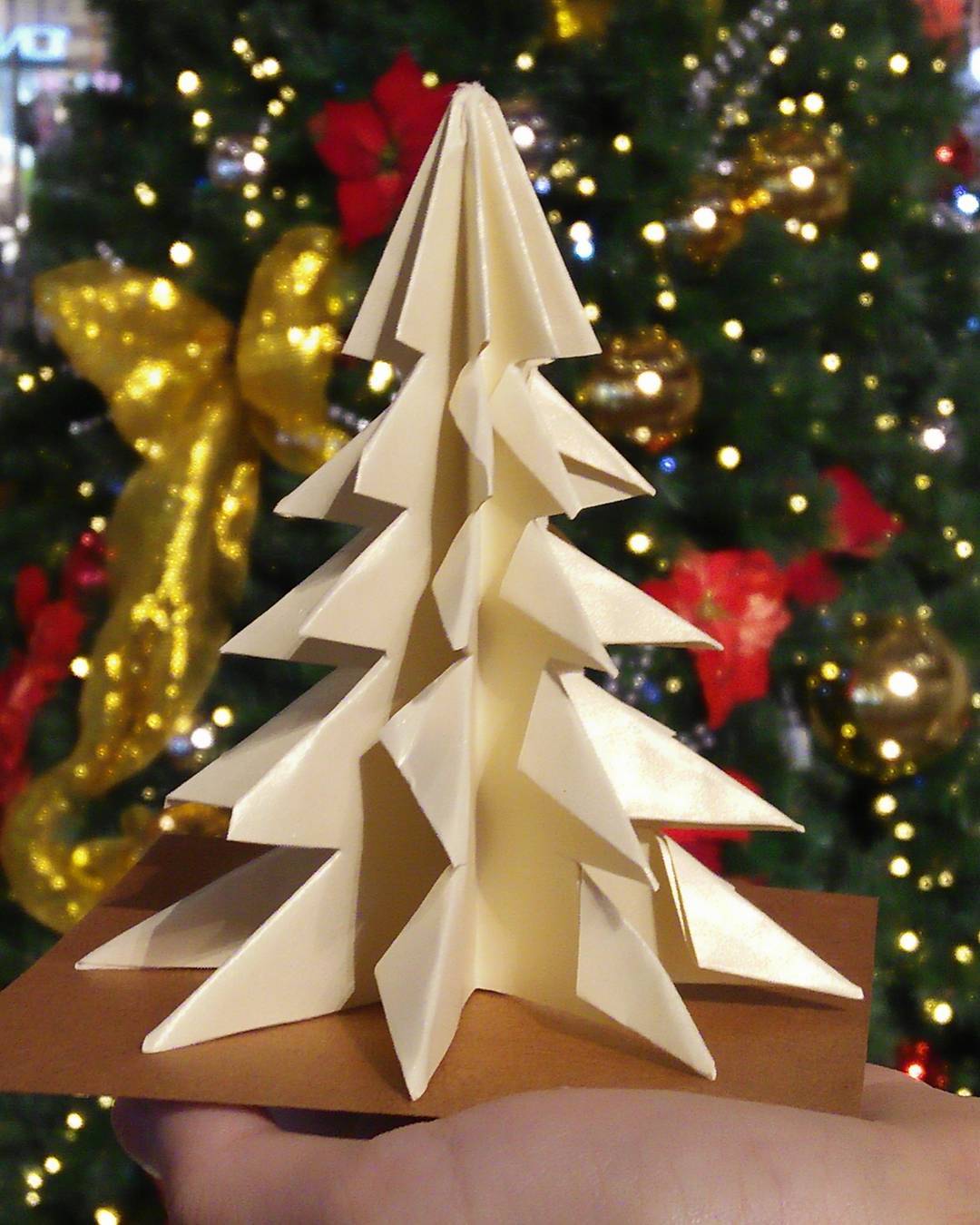 Christmas is a wonderful time to make origami models to decorate your Christmas tree.
