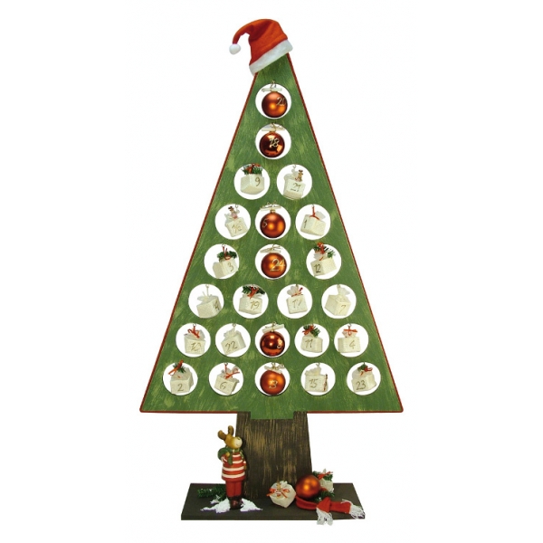 Christmas tree advent calendar.