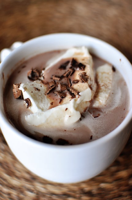 Coconut Tres Leches Hot Chocolate.