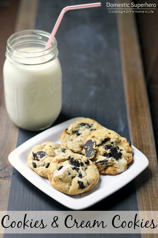 Cookies & Cream Cookies by Domestic Superhero
