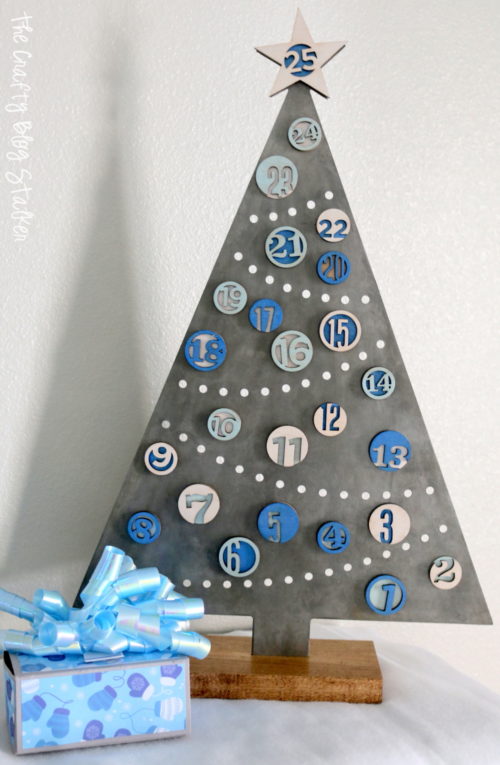 Countdown to Christmas Day with this Christmas Tree Advent Calendar.
