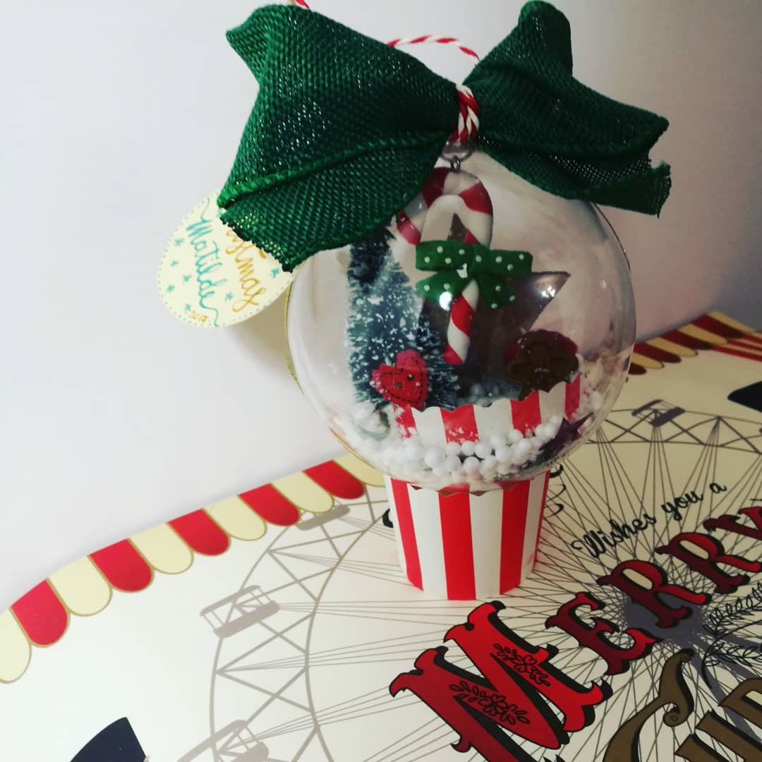 DIY Christmas ball.