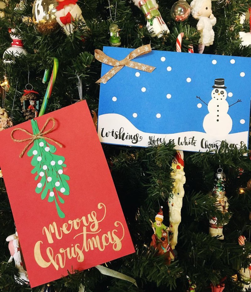 DIY Christmas cards!