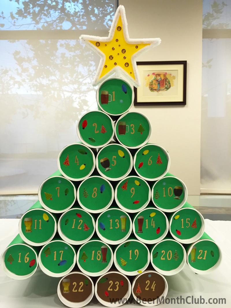 20+ Delightful Christmas Tree Advent Calendar Ideas â‹† BrassLook
