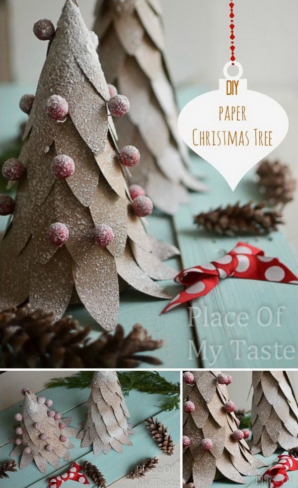 DIY Paper Christmas Tree