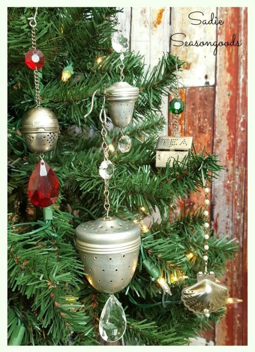 DIY Vintage Tea Strainers Ornaments
