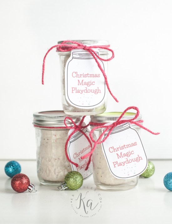 Do it Yourself Christmas Gift Magic Playdough.